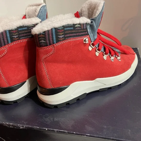 Bottes d'hiver Olang avec crampons pivotants - Rouges - Taille 8 US - Picture 3 of 5